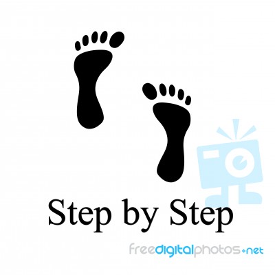 Step By Step Stock Image