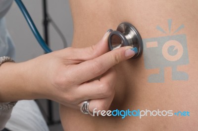 Stethoscope - Close-up Stock Photo