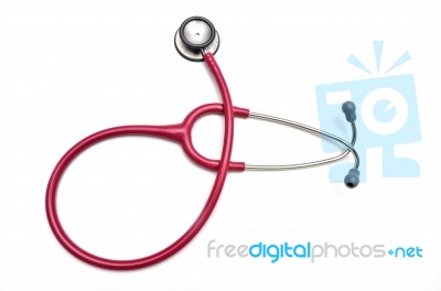 Stethoscope On White Background Stock Photo