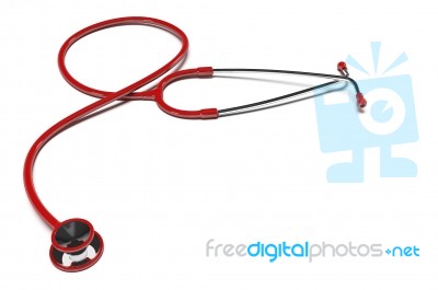 Stethoscope On White Background Stock Image