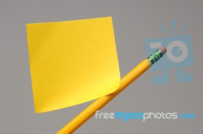 Sticky Note Stock Photo