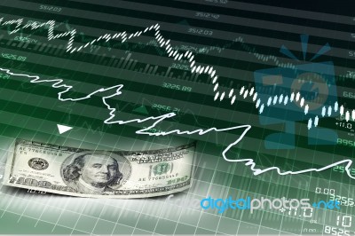 Stock Market Chart Stock Image