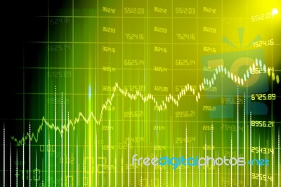 Stock Market Chart Stock Image