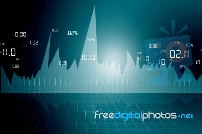 Stock Market Chart Stock Image