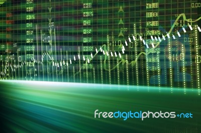 Stock Market Chart Stock Image