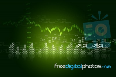 Stock Market Chart Stock Image