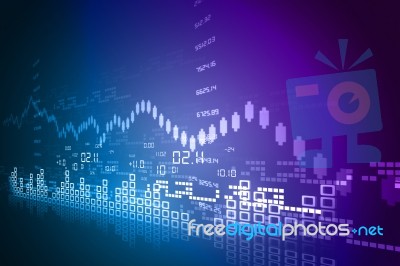 Stock Market Chart Stock Image