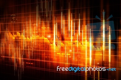 Stock Market Graph Stock Image