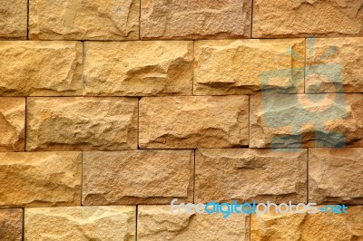 Stone Brick Wall Stock Photo