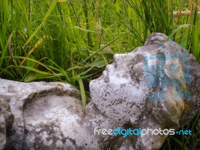 Stone Figure Stock Photo