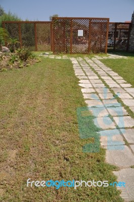 Stone Walkway Stock Photo