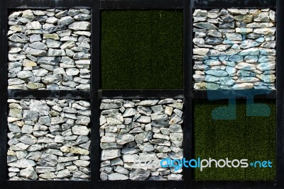 Stone Wall Stock Photo