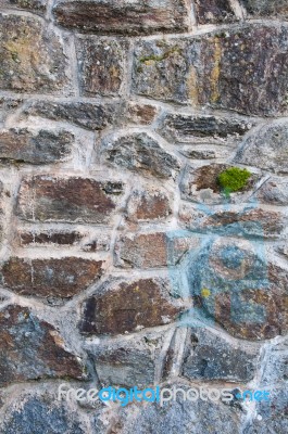 Stone Wall Stock Photo