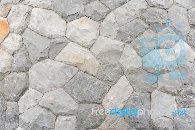 Stone Wall Stock Photo