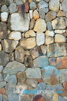 Stone Wall Stock Photo