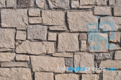 Stone Wall Background Stock Photo