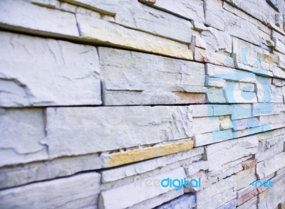 Stone Wall Background Stock Photo