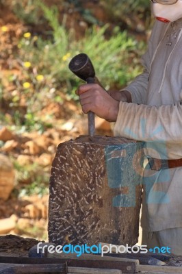 Stonecutter Stock Photo