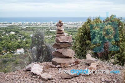 Stones In Balance Stock Photo