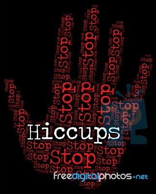 Stop Hiccups Shows Synchronous Diaphragmatic Flutter And Sdf Stock Image