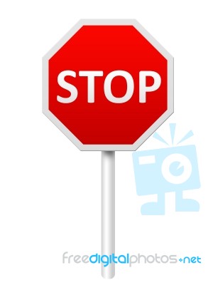 Stop Sign Stock Photo