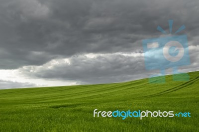 Stormy Landscape Stock Photo