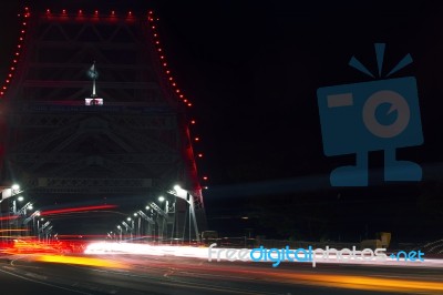 Story Bridge In Brisbane Stock Photo