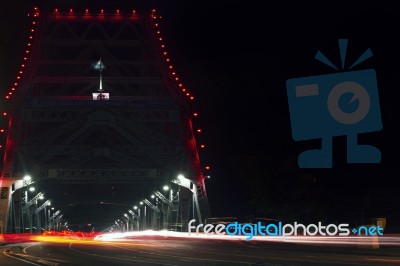 Story Bridge In Brisbane Stock Photo