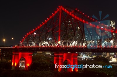 Story Bridge In Brisbane Stock Photo