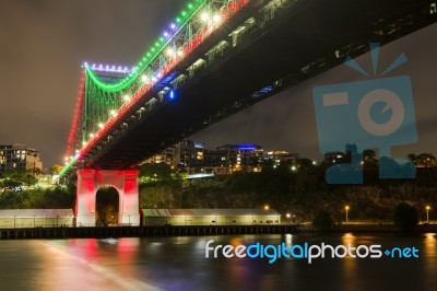 Story Bridge In Brisbane Stock Photo