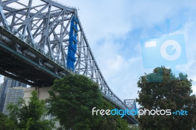 Story Bridge In Brisbane Stock Photo