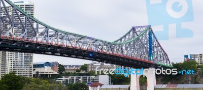 Story Bridge In Brisbane Stock Photo