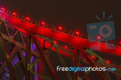 Story Bridge In Brisbane, Queensland Stock Photo