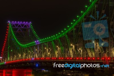 Story Bridge In Brisbane, Queensland Stock Photo