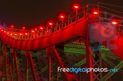 Story Bridge In Brisbane, Queensland Stock Photo