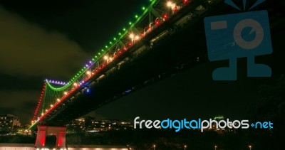 Story Bridge In Brisbane, Queensland Stock Photo