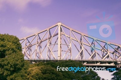 Story Bridge In Brisbane, Queensland Stock Photo