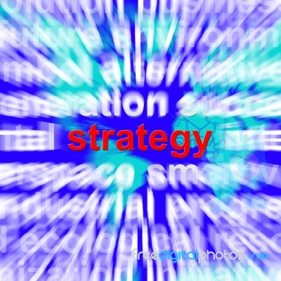 Strategy Word Stock Image