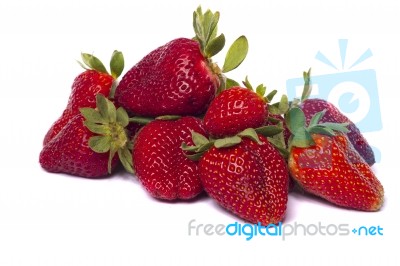 Strawberry Fruits Stock Photo