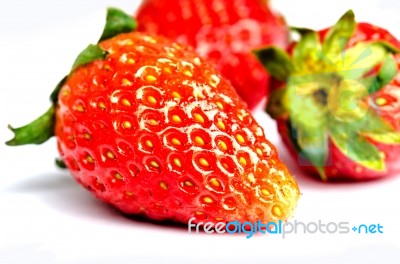 Strawberry Isolated Stock Photo