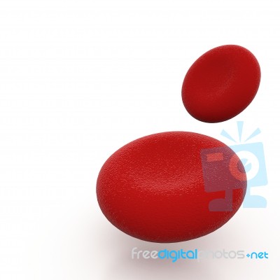 Stream Of Blood Cells Stock Image