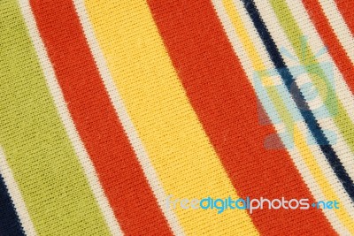 Striped Wool Texture Stock Photo