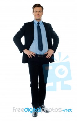 Stylish Young Businessman Stock Photo