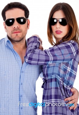 Stylish Young Couple Stock Photo