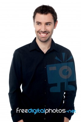 Stylish Young Guy In Casuals Stock Photo