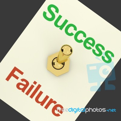 Success And Failure Switch Stock Image