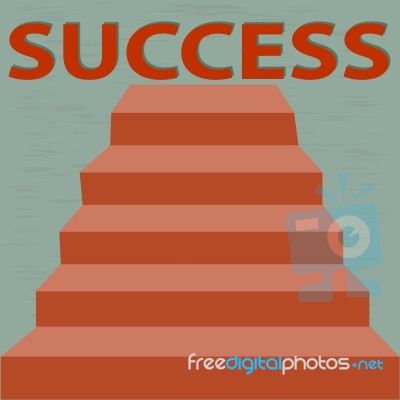 Success Background Stock Image