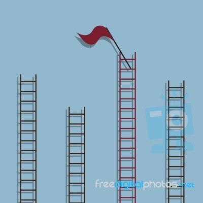 Success Ladder Stock Image