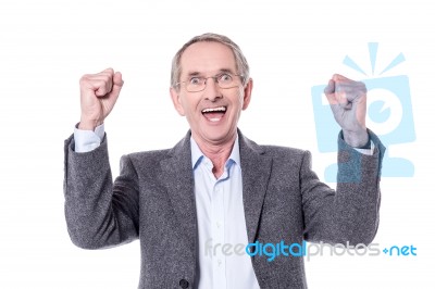 Successful Aged Man Stock Photo