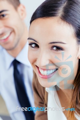 Successful Business People At Work Stock Photo